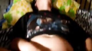 A cute girl has sex with her boyfriend on camera at home