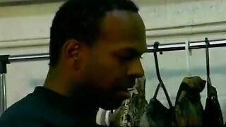 Two black guys enjoying each other with passion and intensity