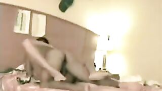 She spread her legs and got fucked on the bed