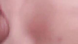The girl diligently sucks the penis of her old man