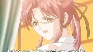 Hentai with the girl of the cleaning lady and the owner's son