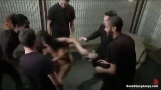 Five men were captured and mocked a defenseless girl