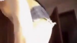 Natural big tits of a hot Russian camwhore, who loves to masturbate