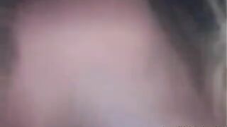 A smiling chick with big natural boobs invites to fuck her