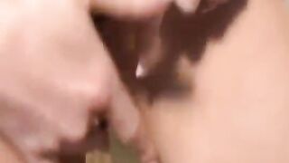 An older man is worried about his girlfriend's bold behavior
