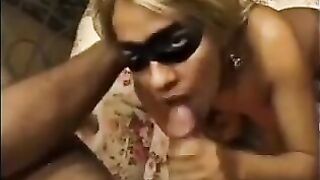 A wife is fucking with another man in front of her husband
