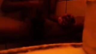 The girl first washed herself under the shower head, then teased herself with her fingers
