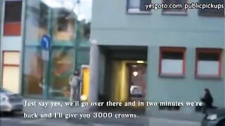 The friend led to a stranger and made a blowjob, just like that