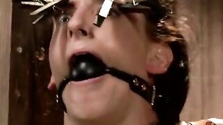 The poor girl was tied up and mocked in a twisted game