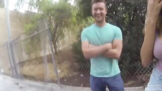 The guys fucked on the street, and it was all captured by the camera