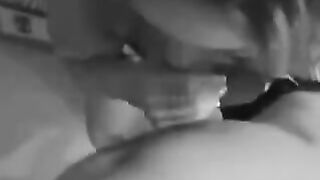 The girl is not shy about taking a dick and sperm in her mouth, proving her bold side