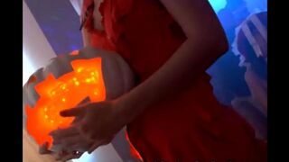 Student orgy sex party on Halloween with drunk teens