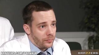 The girl came to the doctor's office to practice with an intern