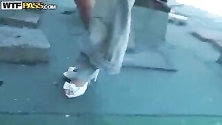 The tourist gave his Pikaper to fuck ass in the mountains and get a blowjob