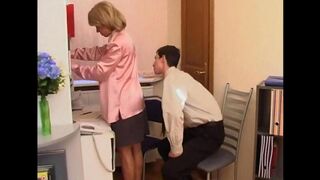 A hot Russian mom gets fucked by her son in this steamy scene