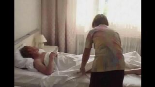 The daughter decided to wake her father up and have sex with him