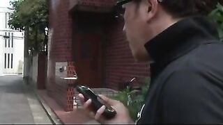 A Japanese girl was fucked by her boyfriend in a steamy scene