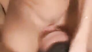 A woman sat on his face and ordered to lick her pussy before bed