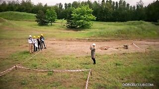 The man got the maximum pleasure from sex with a blonde, minimizing dirt