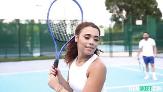 Girl has sex with boyfriend after practice