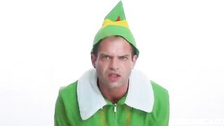 A sexy elf is getting into the spirit of things with a role-play