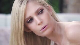 Good morning from a blonde in an intimate setting