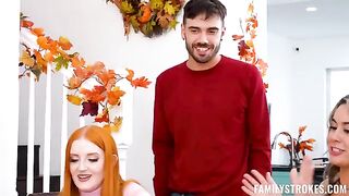A Thanksgiving tie breaker with a spicy twist on the couch