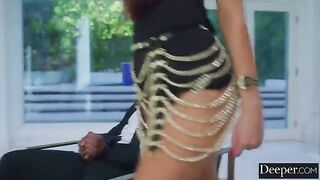 Security guard caught a girl to fuck her hard with his huge cock