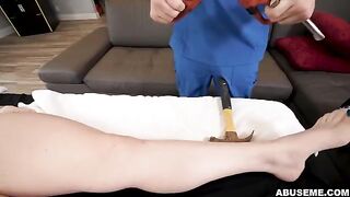 ROUGH MASSAGE. BONDAGE, rough sex and teasing!