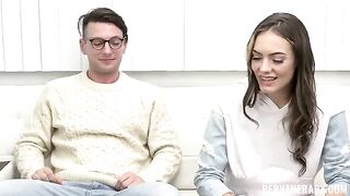 It's Just So Natural - office threesome scene with Robbie Oz and Lauren Violet