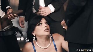 Formal Fuckfest: Mona's First Gangbang - nice woman, but so naughty!