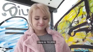 Blonde student agreed to fuck for 200 bucks