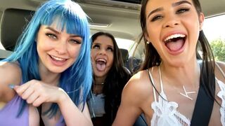 Two girls are having fun without a guy in this threesome video