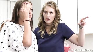 A girl was treated by a gynecologist without surgery