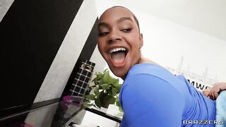 A girl is fucking around at work and gets caught in the act