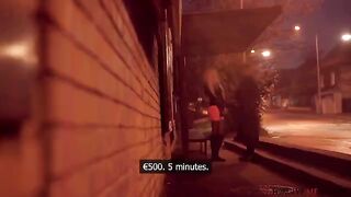 A busty blonde is ready to do anything for money, even engaging in intense action