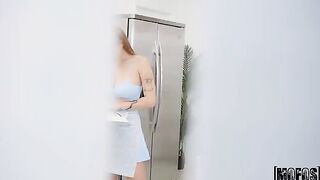 A girl makes a cock-pleasing treat for her boyfriend in this hot interracial video