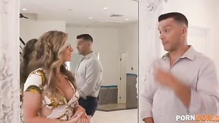 Cory Chase, a busty blonde MILF, had a steamy encounter with a real estate agent