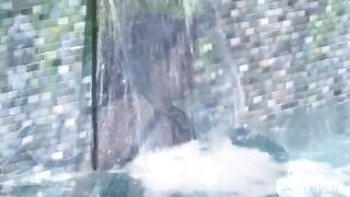 A girl is having fun with the pool boy in a steamy encounter