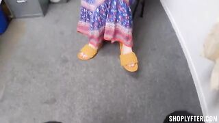A guy returned to the shop, where he was caught earlier for theft