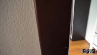 He was spying for his roommate, but she caught him