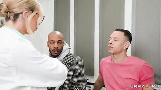 Two patients get fucked by the hottest doctor ever