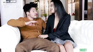 I saw the girl next door and her tight pussy, so I fucked her