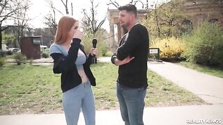 Redheads have sex between their boobs to keep them juicy