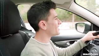 I am at your service, handle my balls - pick up girls in the car