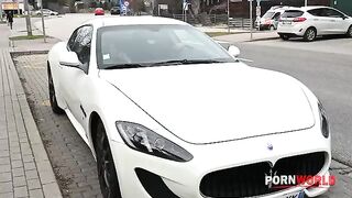 Bitchy gold digger Alyssa Bounty gets pranked into a wild DP threesome