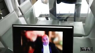 Close the video call and fuck me instead!