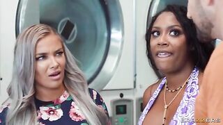 A hot girl can be met in the laundry room part 3