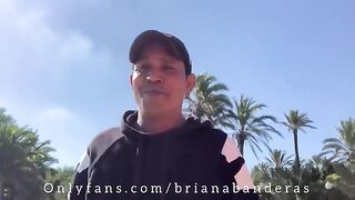 Briana Banderas satisfies her fan, giving him a blowjob and more