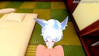 A redo of a healer scene with Setsuna, an anime hentai moment